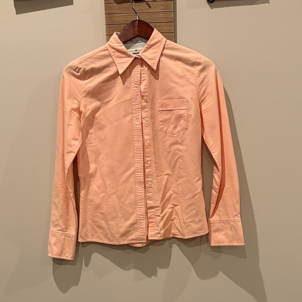 Tommy Hilfiger Light Orange Button-Up Shirt